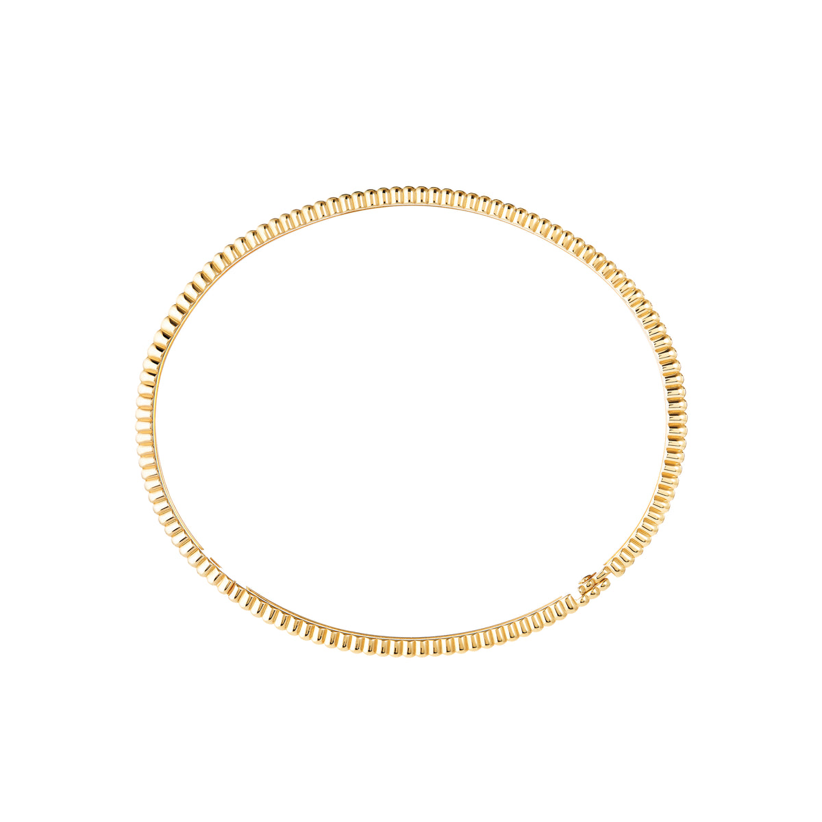 Quatre Grosgrain yellow gold Bangle - Yellow gold