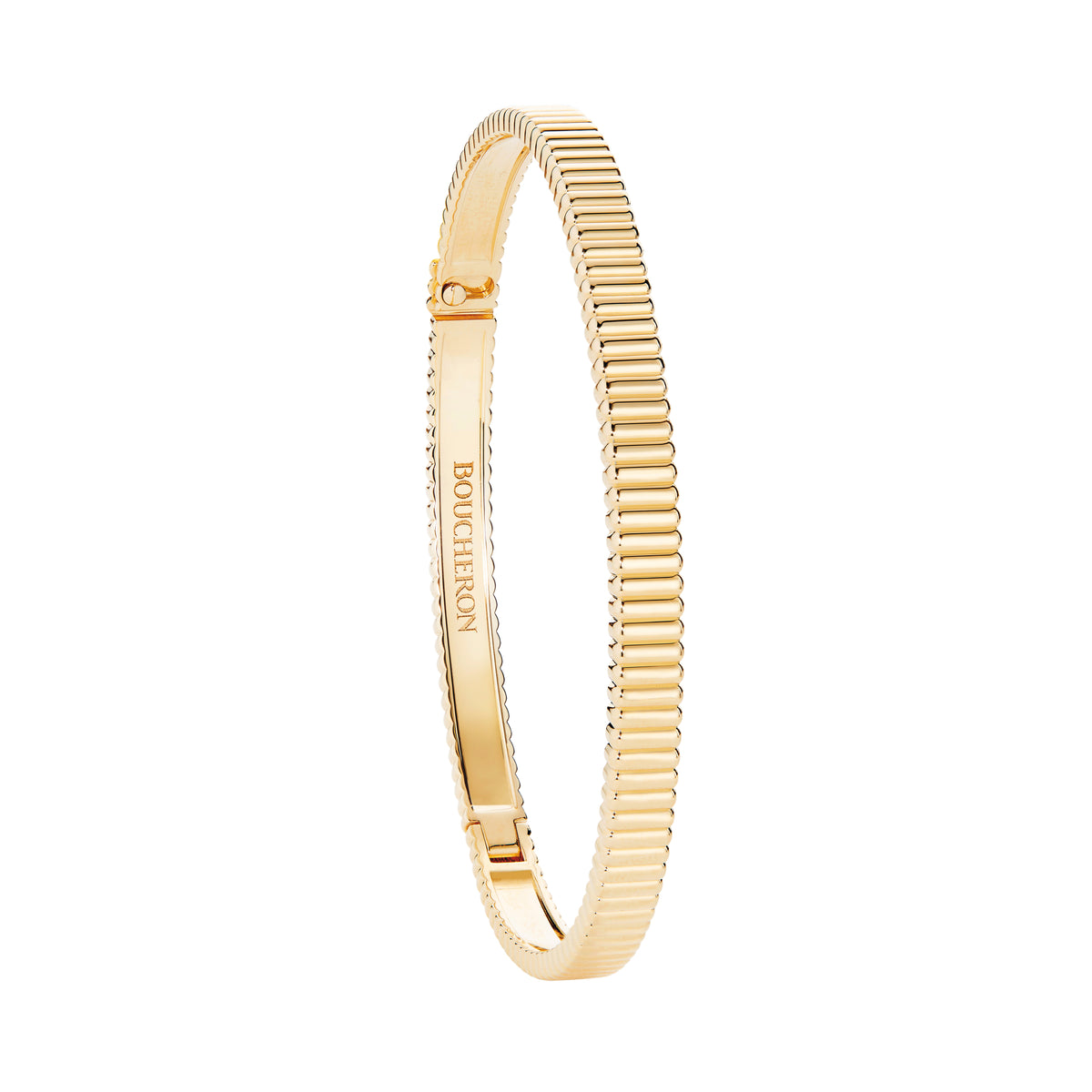 Quatre Grosgrain yellow gold Bangle - Yellow gold