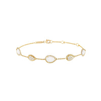 Serpent Boheme yellow gold pearl & diamonds Bracelet - Yellow
