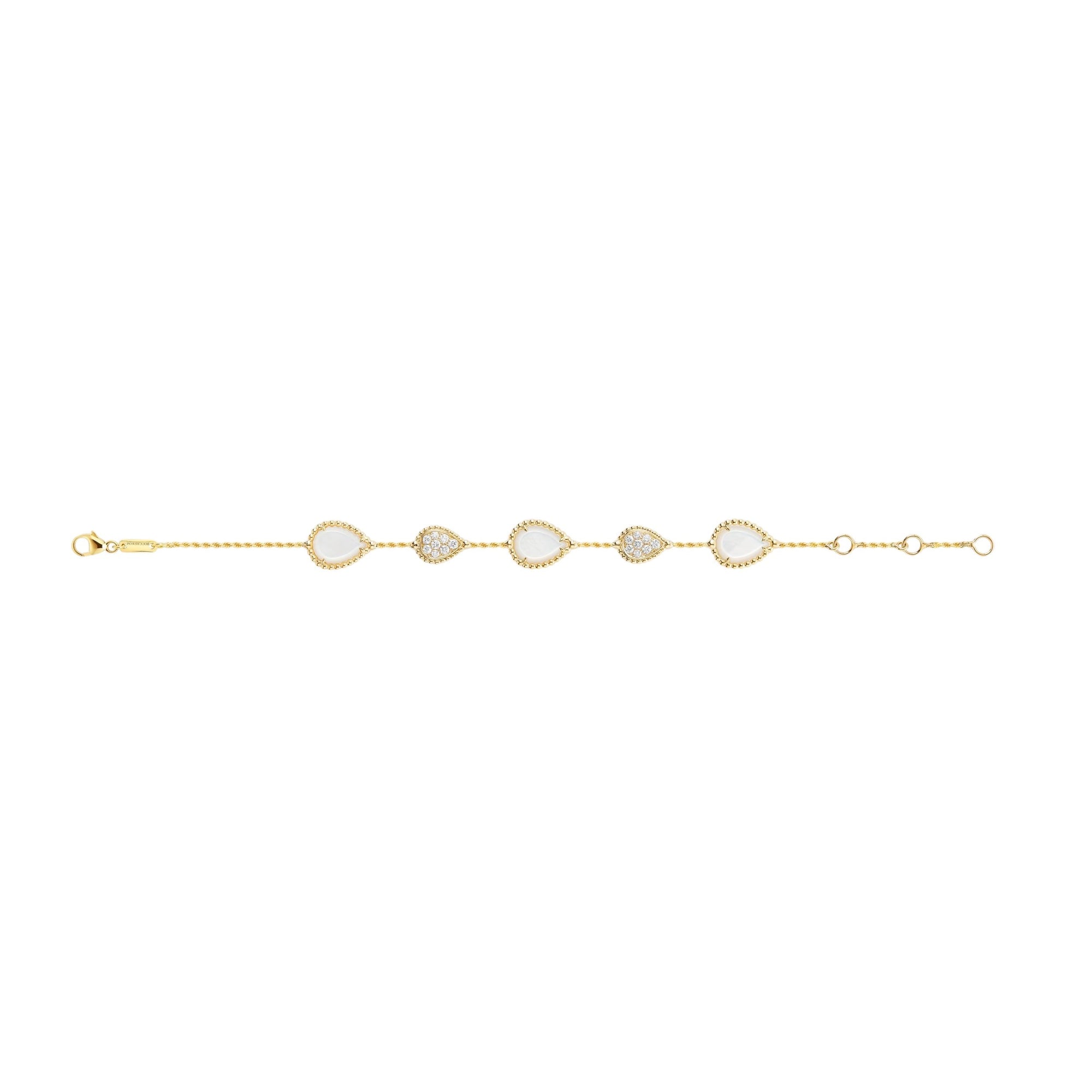 Serpent Boheme yellow gold pearl & diamonds Bracelet - Yellow