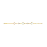 Serpent Bohème Multi-Motifs yellow gold & mother-of-pearl & diamonds Bracelet - Yellow