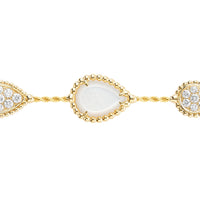 Serpent Bohème Multi-Motifs yellow gold & mother-of-pearl & diamonds Bracelet - Yellow