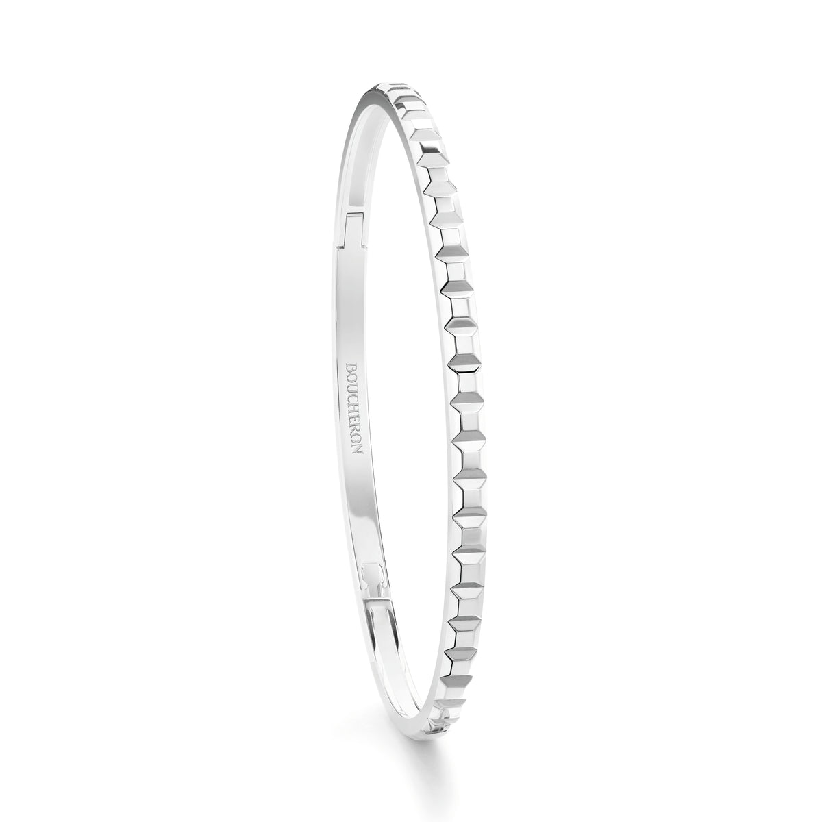 Quatre Clou De Paris light white gold Bangle - White gold
