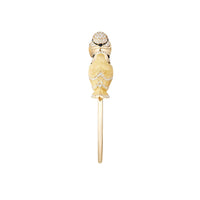 Meisa The Chickadee yellow gold diamonds onyx & black sapphires Bracelet - Yellow & Black