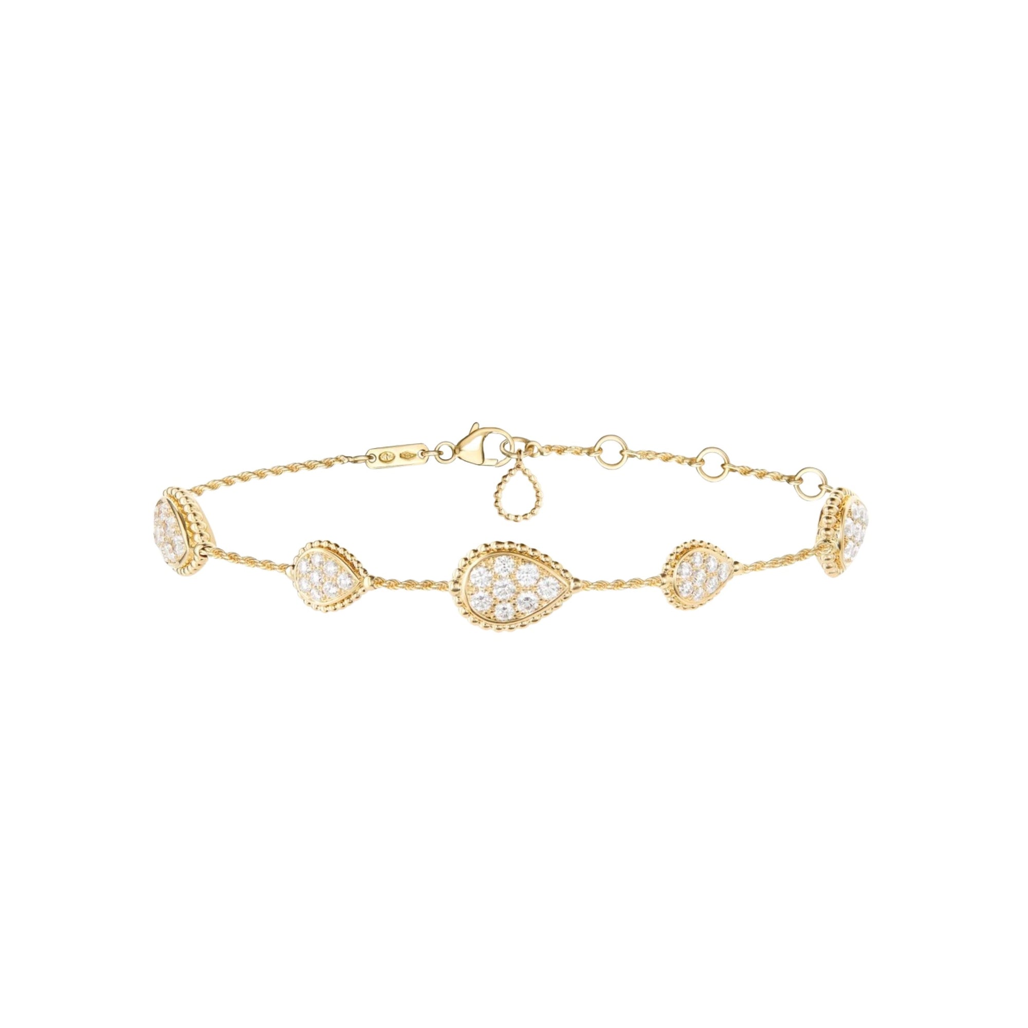Serpent Boheme yellow gold & diamonds Bracelet - Yellow