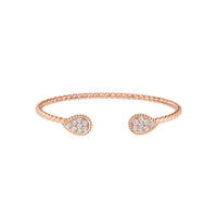 Serpent Boheme S Motifs pink gold & diamonds Bracelet - Pink
