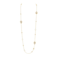 Serpent Bohème Multi-Motifs yellow gold & diamonds Long Necklace - Yellow