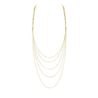 Quatre Radiant Edition yellow and white gold & diamonds Long Necklace - Yellow & White