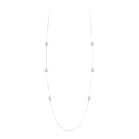 Serpent Boheme S Motifs white gold & diamonds Long Necklace - White