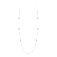 Serpent Bohème S Motifs white gold & diamonds Long Necklace - White