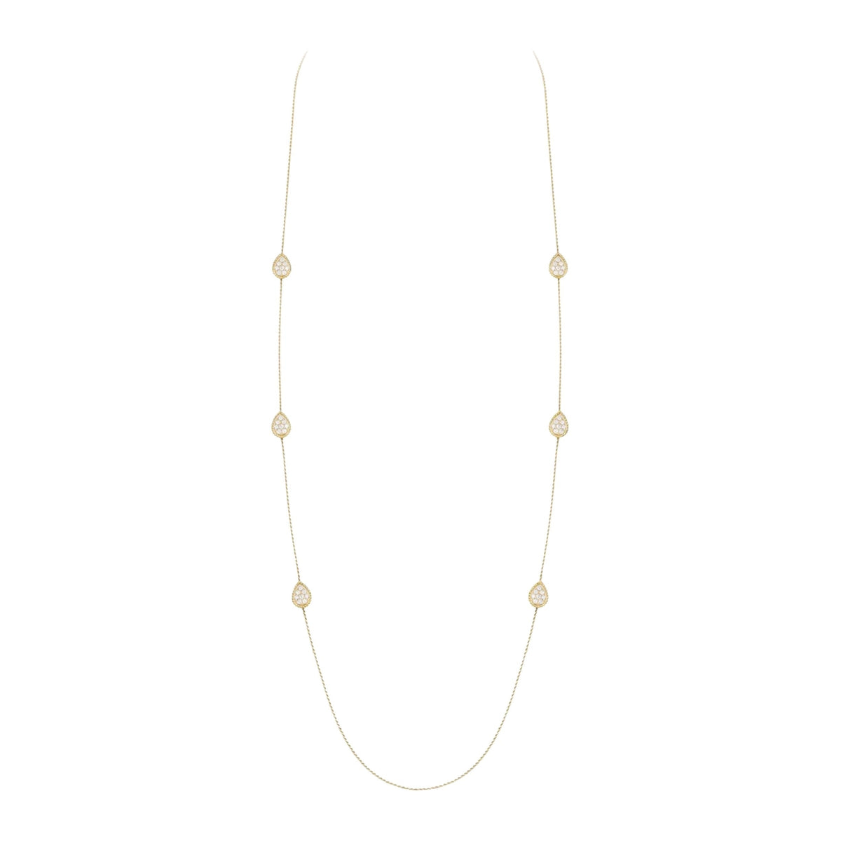 Serpent Bohème S Motifs yellow gold & diamonds Long Necklace - Yellow