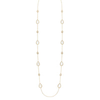 Serpent Boheme Multi-Motifs yellow gold pearl & diamonds Long Necklace - Yellow