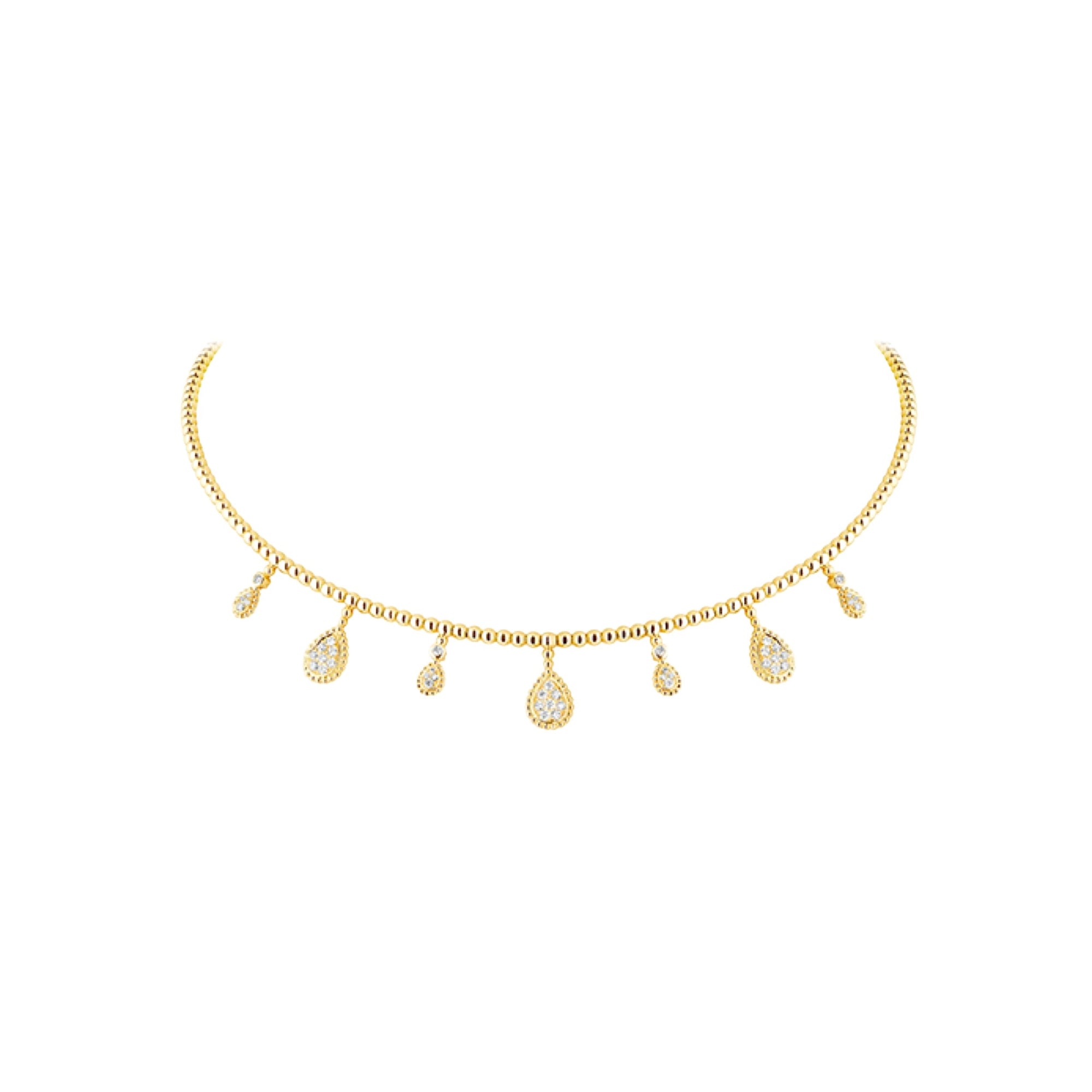Serpent Boheme yellow gold & diamonds Necklace - Yellow