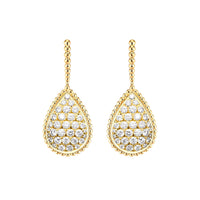 Serpent Bohème L Motifs yellow gold & diamonds Sleepers - Yellow