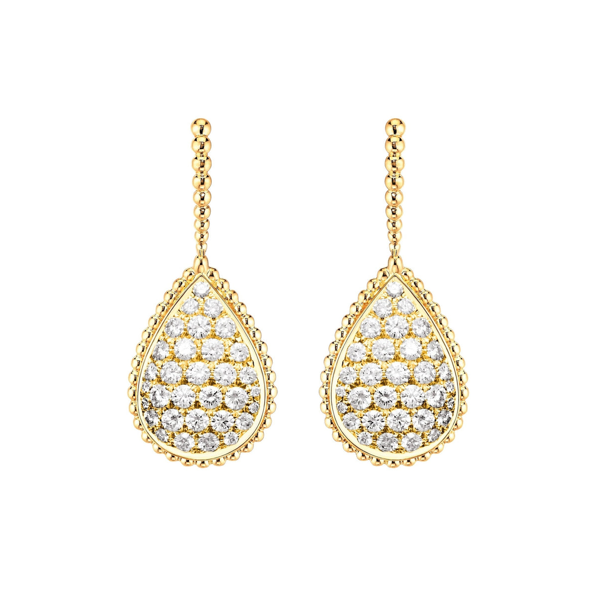 Serpent Bohème L Motifs yellow gold & diamonds Sleepers - Yellow