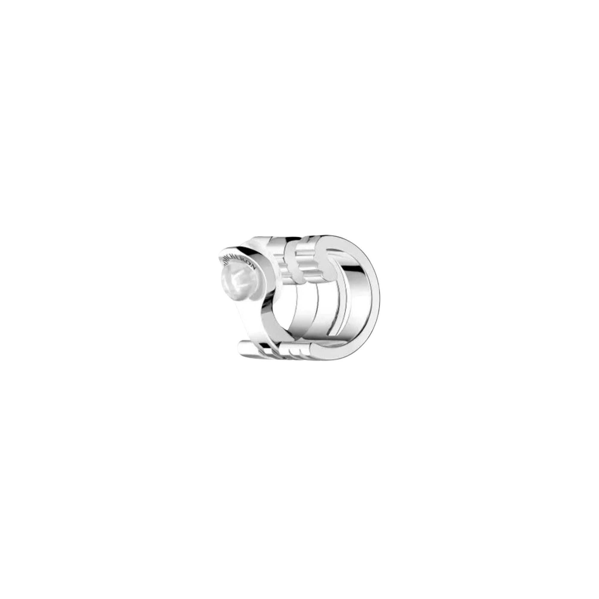 Quatre Radiant Edition white gold & diamonds Single Clip Earring - White