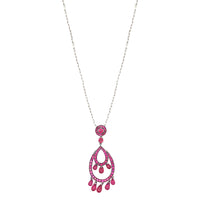 Cinna Pampilles black gold & rubies Pendant - Black