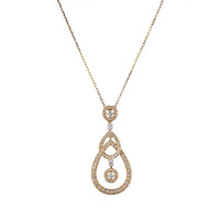 Ava Mobile yellow gold & round diamonds Pendant - Yellow