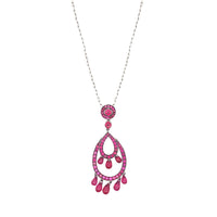 Cinna Pampilles black gold & rubies Pendant - Black