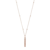 Pompon pink gold & diamonds Pendant - Pink