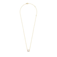 Quatre S Motif White Edition Pendant - Yellow