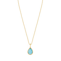 Serpent Boheme M & turquoise Pendant - Yellow