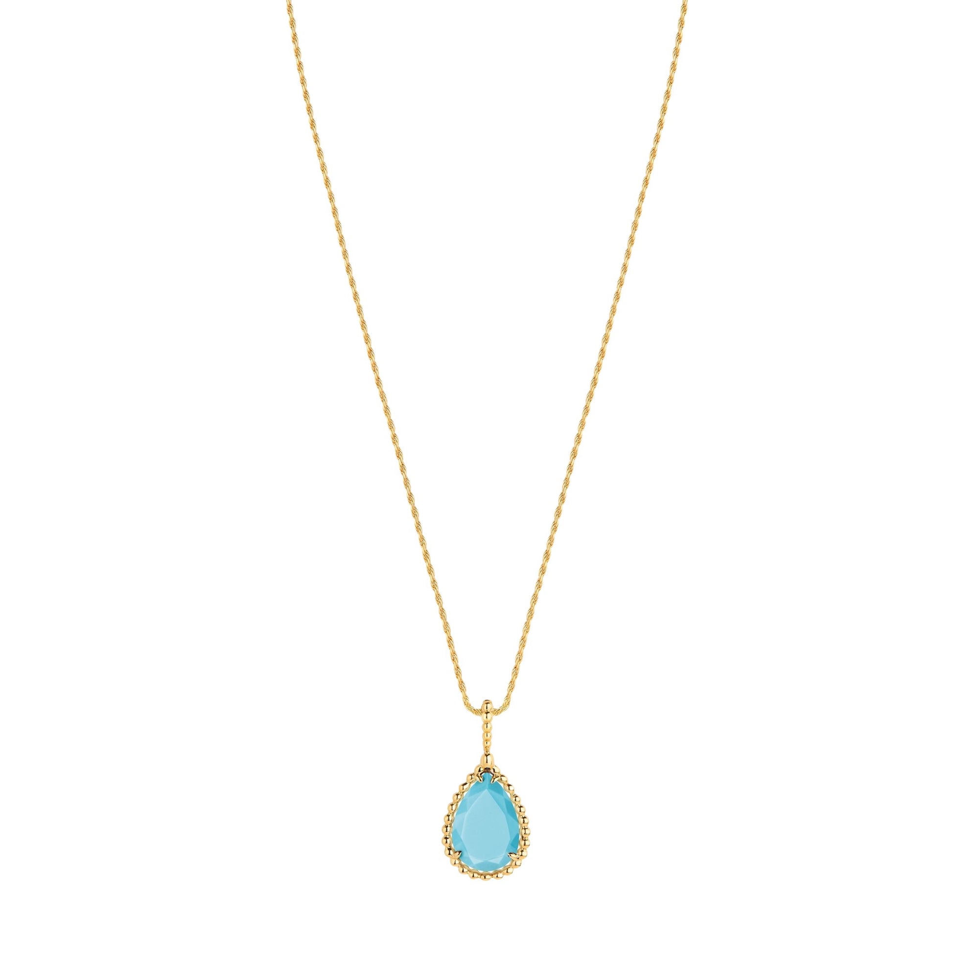 Serpent Boheme M & turquoise Pendant - Yellow