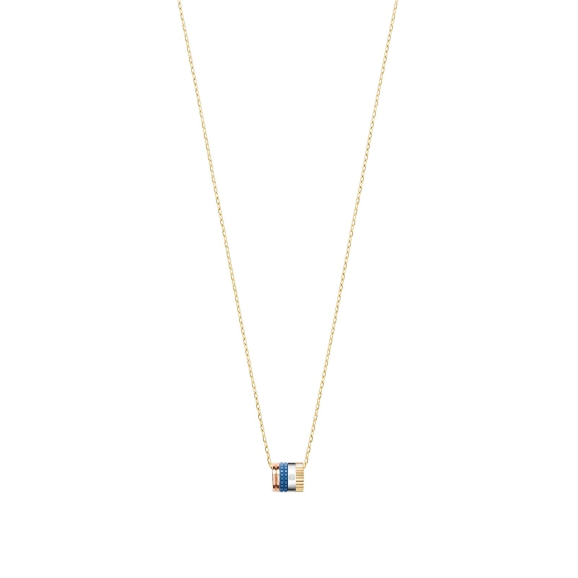 Quatre Blue Edition Pendant - White & Yellow & Pink