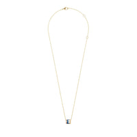 Quatre S Motif Blue Edition Pendant - White & Yellow & Pink