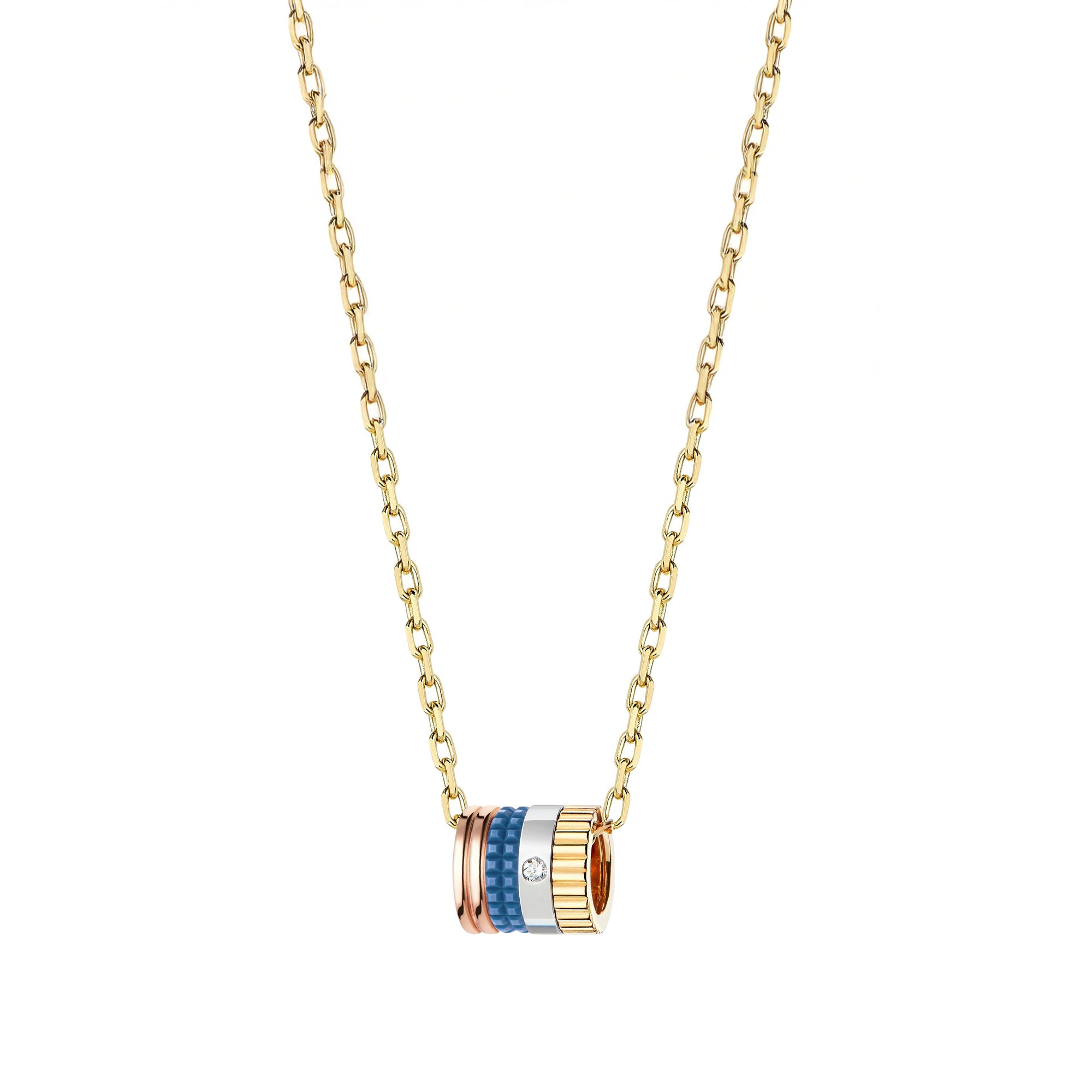Quatre Blue Edition Pendant - White & Yellow & Pink