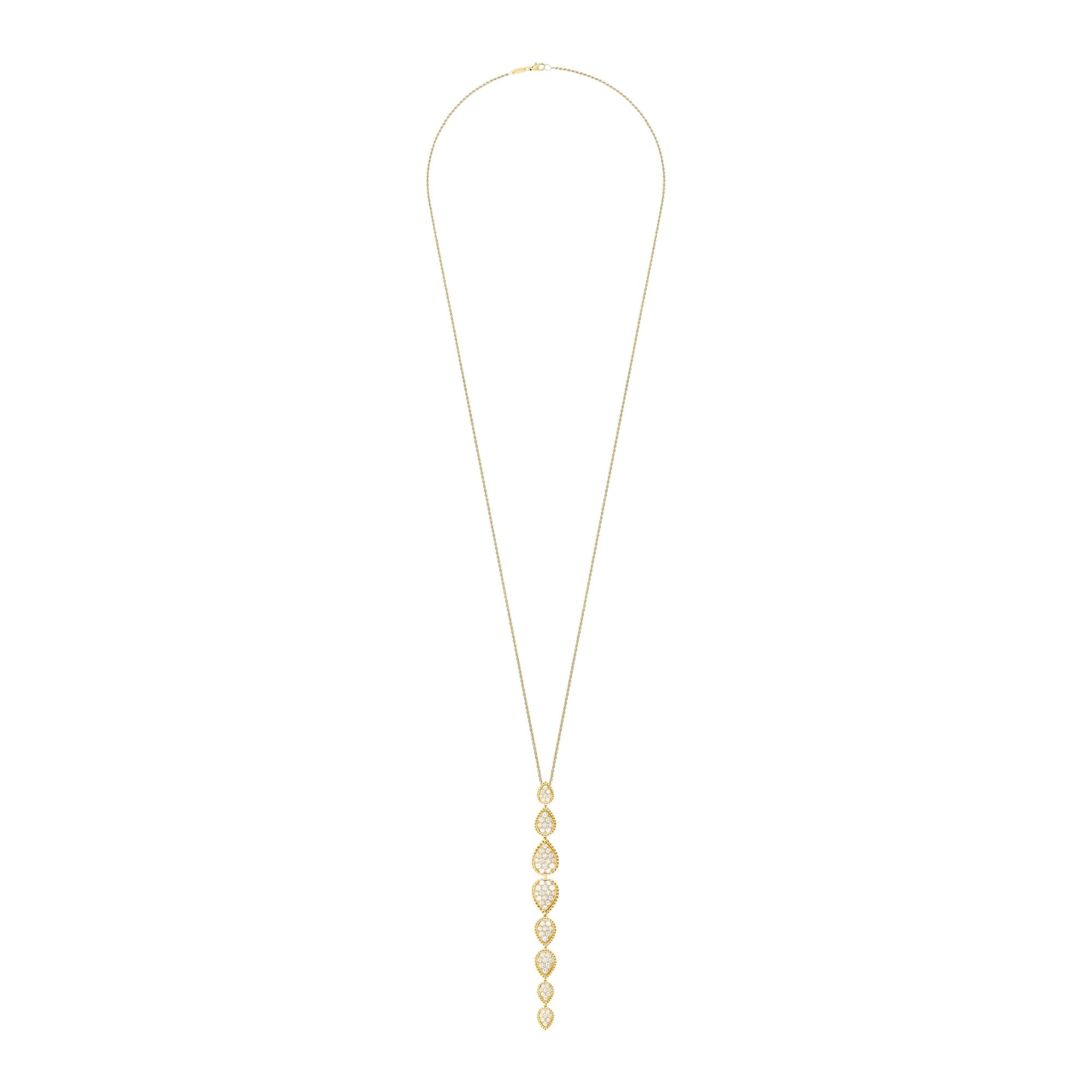 Serpent Boheme Multi-Motifs yellow gold & diamonds Multiwear Pendant - Yellow