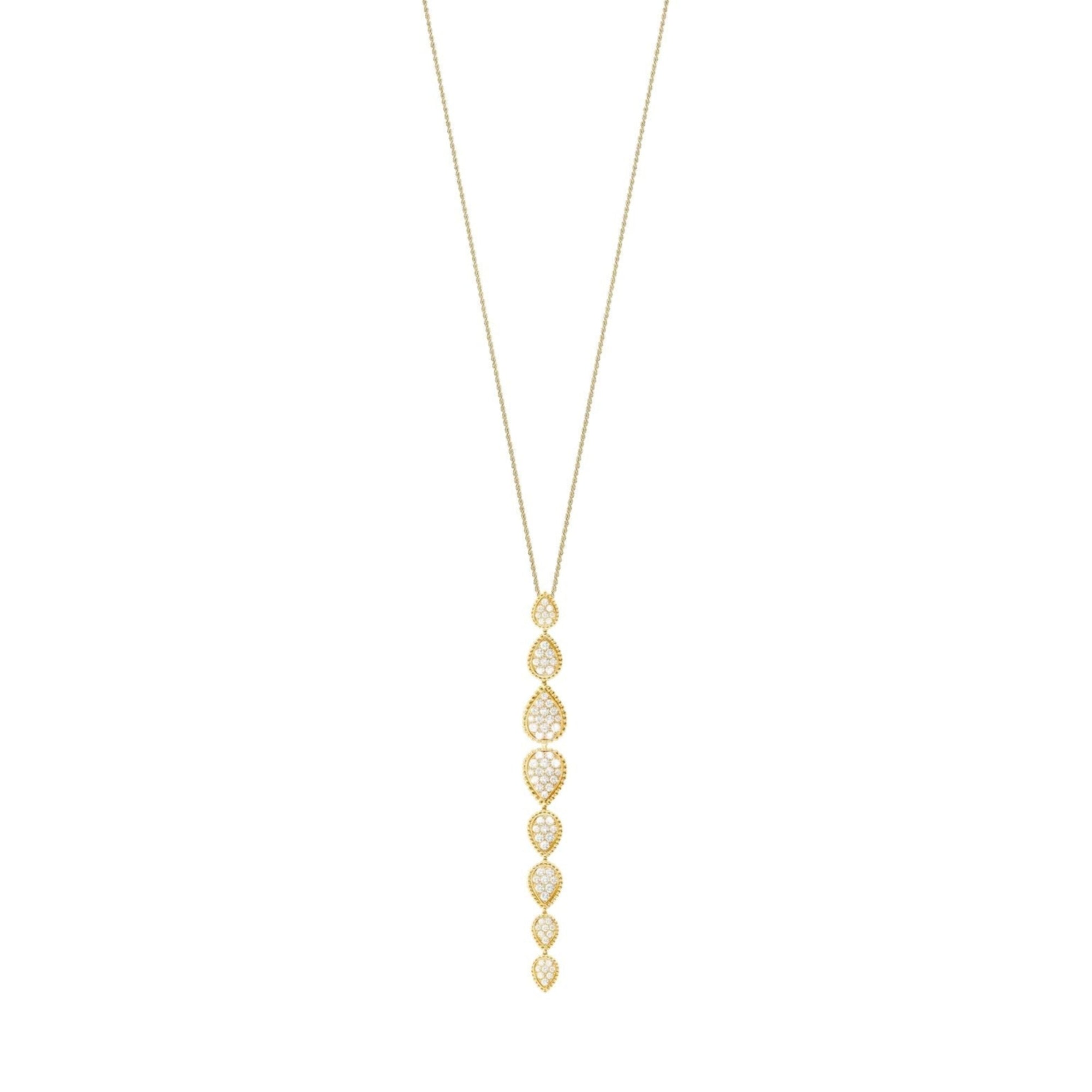 Serpent Boheme Multi-Motifs yellow gold & diamonds Multiwear Pendant - Yellow