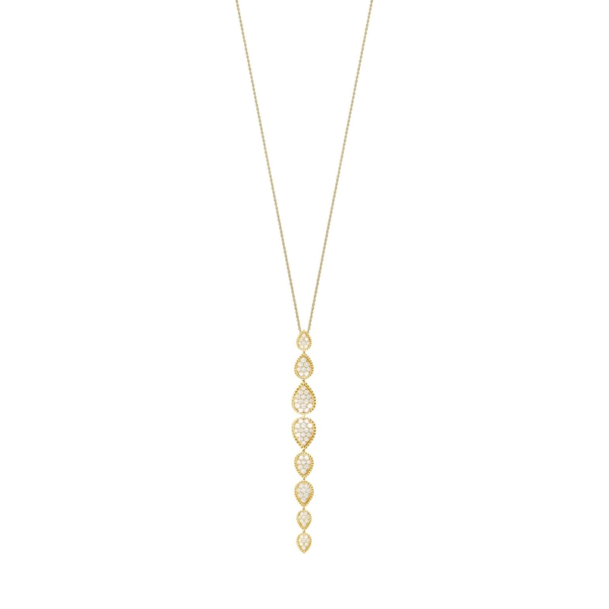 Serpent Bohème Multi-Motifs yellow gold & diamonds Multiwear Pendant - Yellow