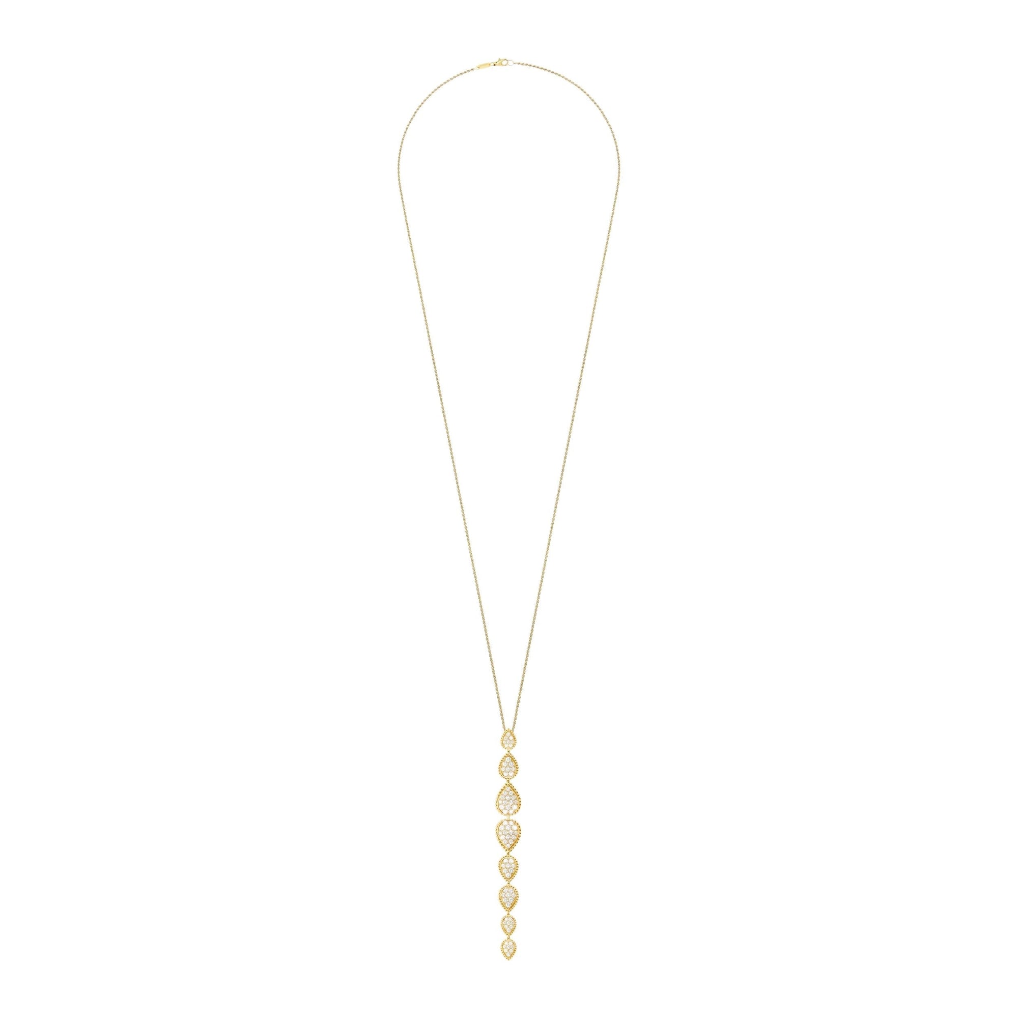 Serpent Bohème Multi-Motifs yellow gold & diamonds Multiwear Pendant - Yellow