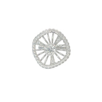Nouvelle Sensuelle white gold & round diamond 1 carat paved Ring - White