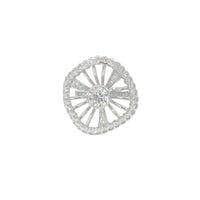 Nouvelle Sensuelle white gold & round diamond 1 carat paved Ring - White