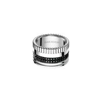 Quatre Black Edition L white gold Ring - White