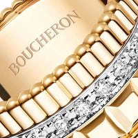 Quatre Radiant Edition L yellow and white gold & diamonds Ring - Yellow & White
