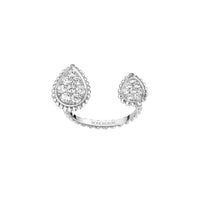 Serpent Boheme white gold & diamonds Ring - White