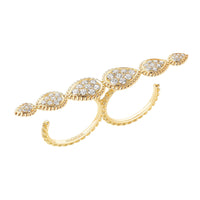 Serpent Bohème Multi-Motifs yellow gold & diamonds Ring - Yellow