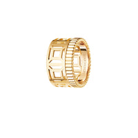 Quatre radiant openwork yellow gold Ring - Yellow gold