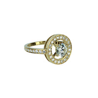 Ava yellow gold & round diamond 0,50 carat Ring - Yellow