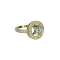 Ava yellow gold & round diamond 0.50 carat Ring - Yellow