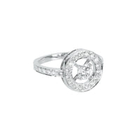 Ava white gold & round diamond 0.25 carat Ring - White