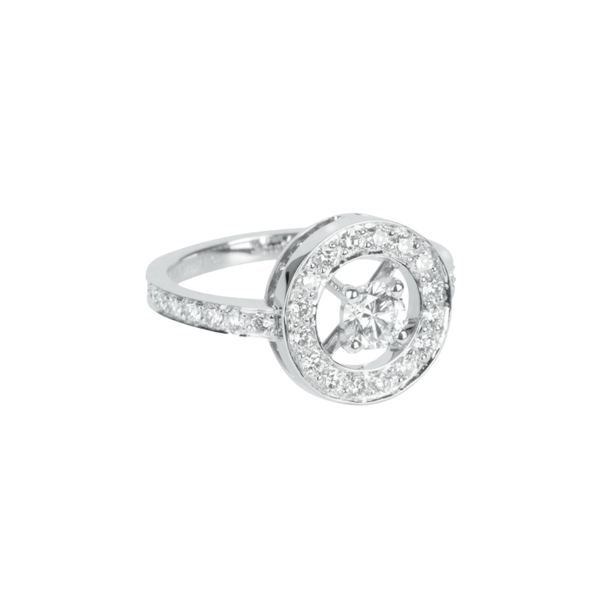 Ava white gold & round diamond 0.25 carat Ring - White