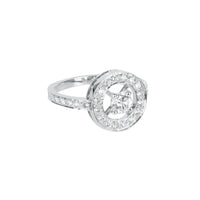 Ava white gold & round diamond 0,25 carat Ring - White