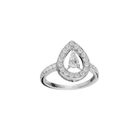 Ava white gold & pear-shaped diamond 0.25 carat Ring - White