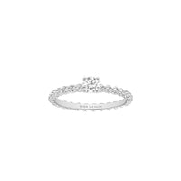 Serpent Bohème white gold & round diamond 0.20 carat Solitaire - White gold
