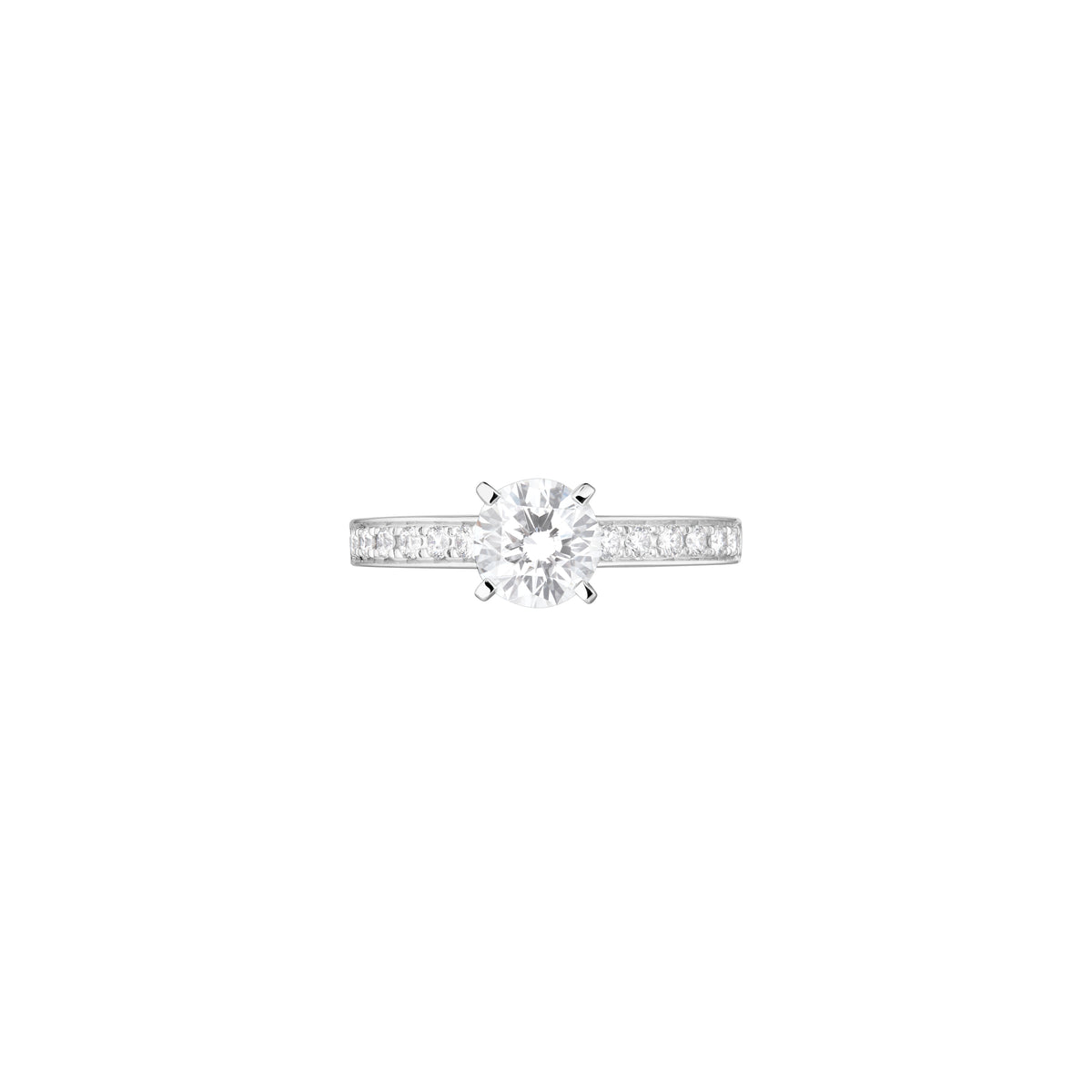 Beloved platinum & round diamond 0.30 carat Solitaire - Platinum