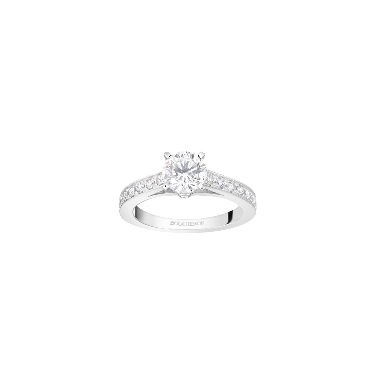 Beloved platinum & round diamond 0.20 carat Solitaire - Platinum